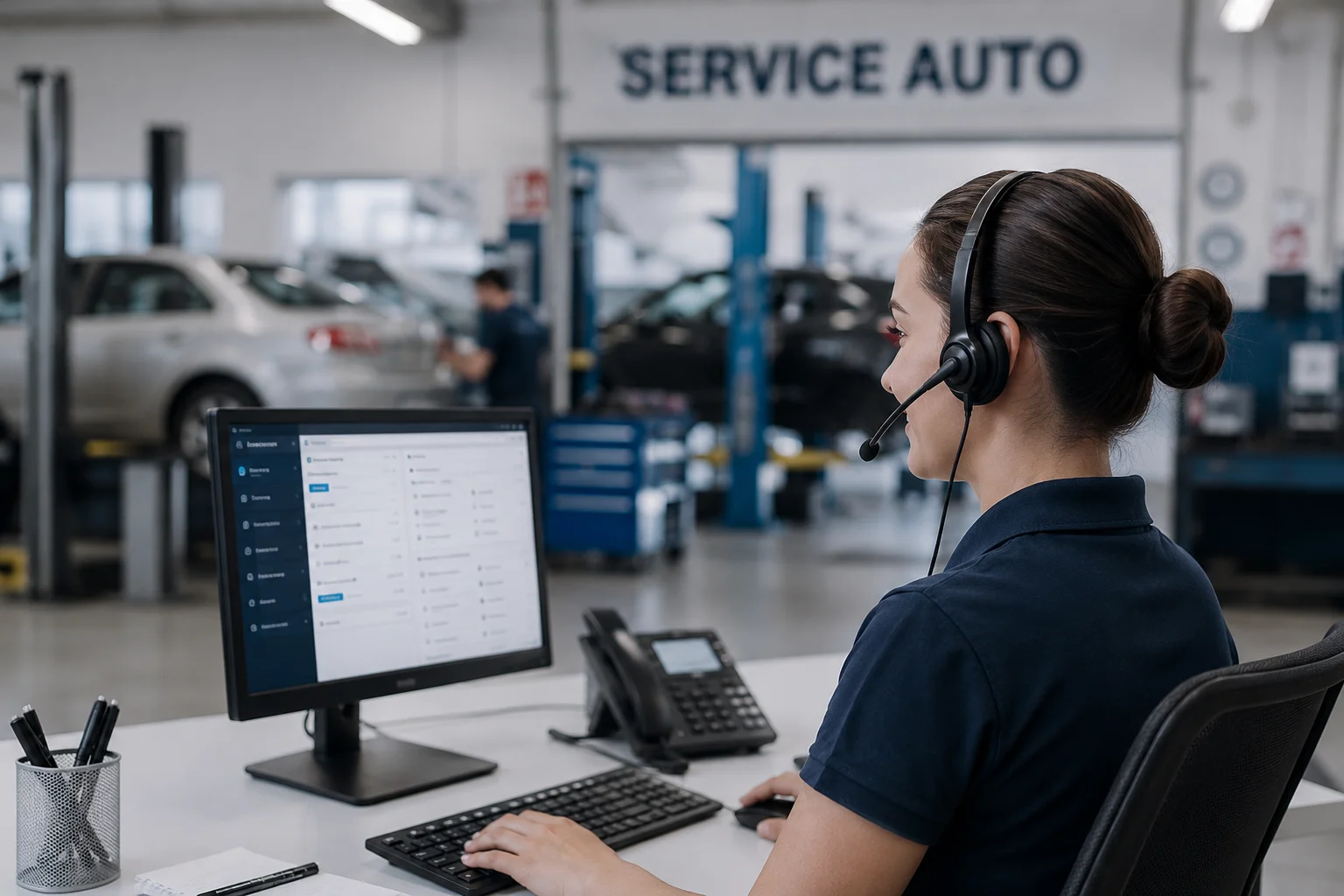 Centrală telefonică virtuală pentru service auto — programări telefonice, IVR, înregistrare apeluri